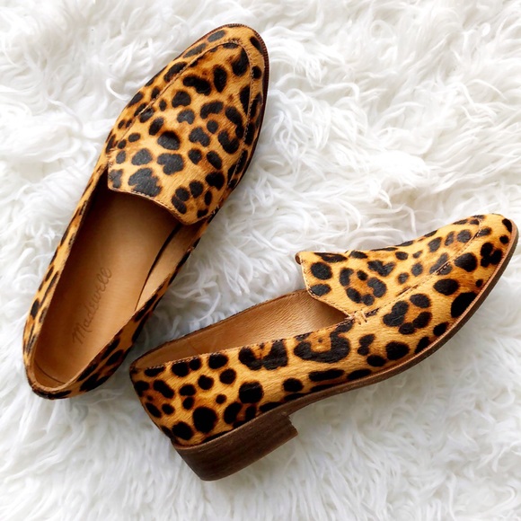 madewell leopard loafers